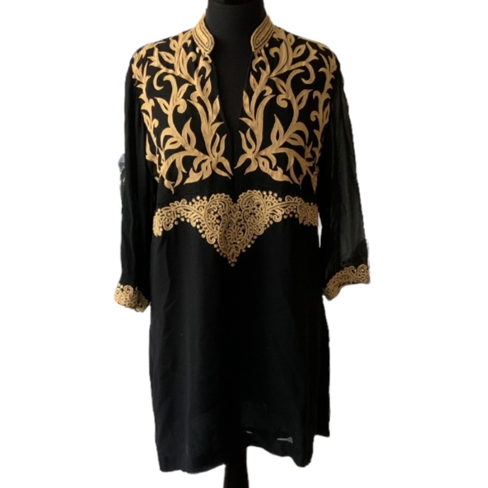Indian Kurta Beaded Traditional Dress Embroidered Bollywood Tunic